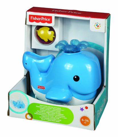 Fisher-Price Brilliant Basics Spray 'N Lights Bath Whale