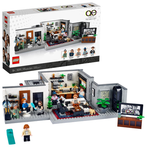 LEGO Queer Eye - The Fab 5 Loft 10291 Building Kit (974 Pieces)