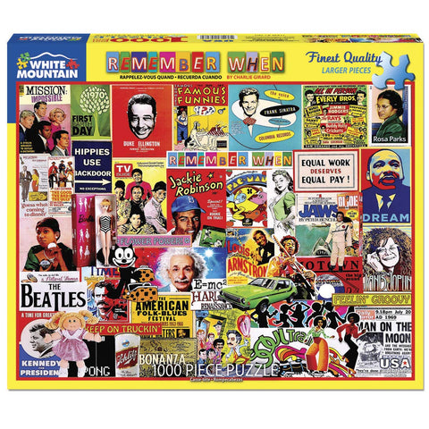 White Mountain Puzzles Remember When - 1000 Piece Jigsaw Puzzle