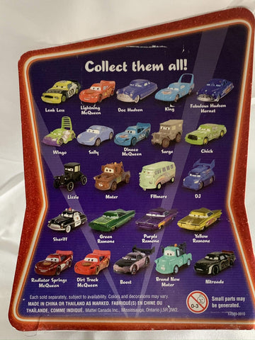 Disney Pixar Cars 1:55 Die Cast Series 2 Supercharged Brand New Mater (Teal)