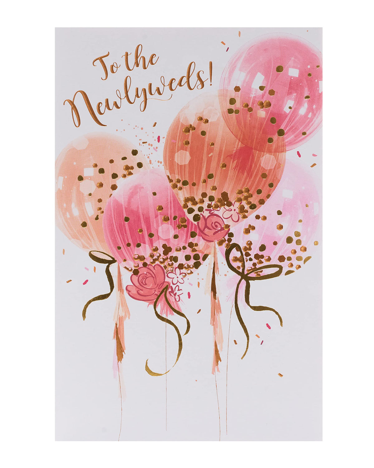 UK Greetings Wedding Card for Him/Her/Friend - Balloon Design