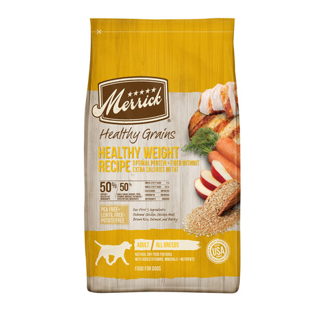 Merrick Healthy Grains Dry Dog Food Healthy Weight Recipe - 25 lb. Bag