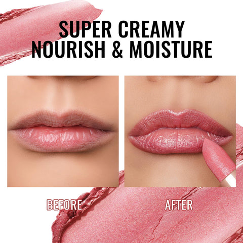 Oulac Pink Shimmer Lipstick for Women-Moisture Tinted Lip Balm for Dry Lips, Glitter Surface, Creamy Formula, Hydrating & Smooth, Infused with Shea Butter, Vegan, Clean Beauty (PG03) Pink Jewel