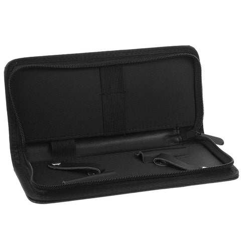 Scissor Cases for Hairstylists PU Hairdresser Pouch Scissors Shear Storage Salon Zipper Hand Leather Hairdresser Barber Cases