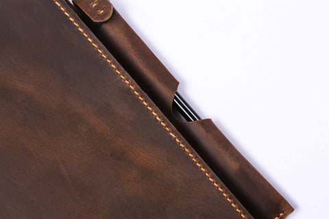 Leather remarkable 2 case with pen holder,remarkable 2 tablet case cover, remarkable 2 folio organizer