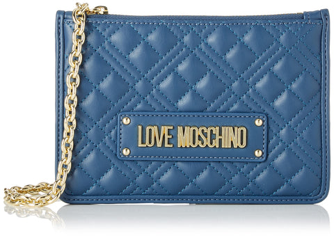 Love Moschino Women's Jc4425pp0fks0300 Shoulder Bag, Blue, One Size
