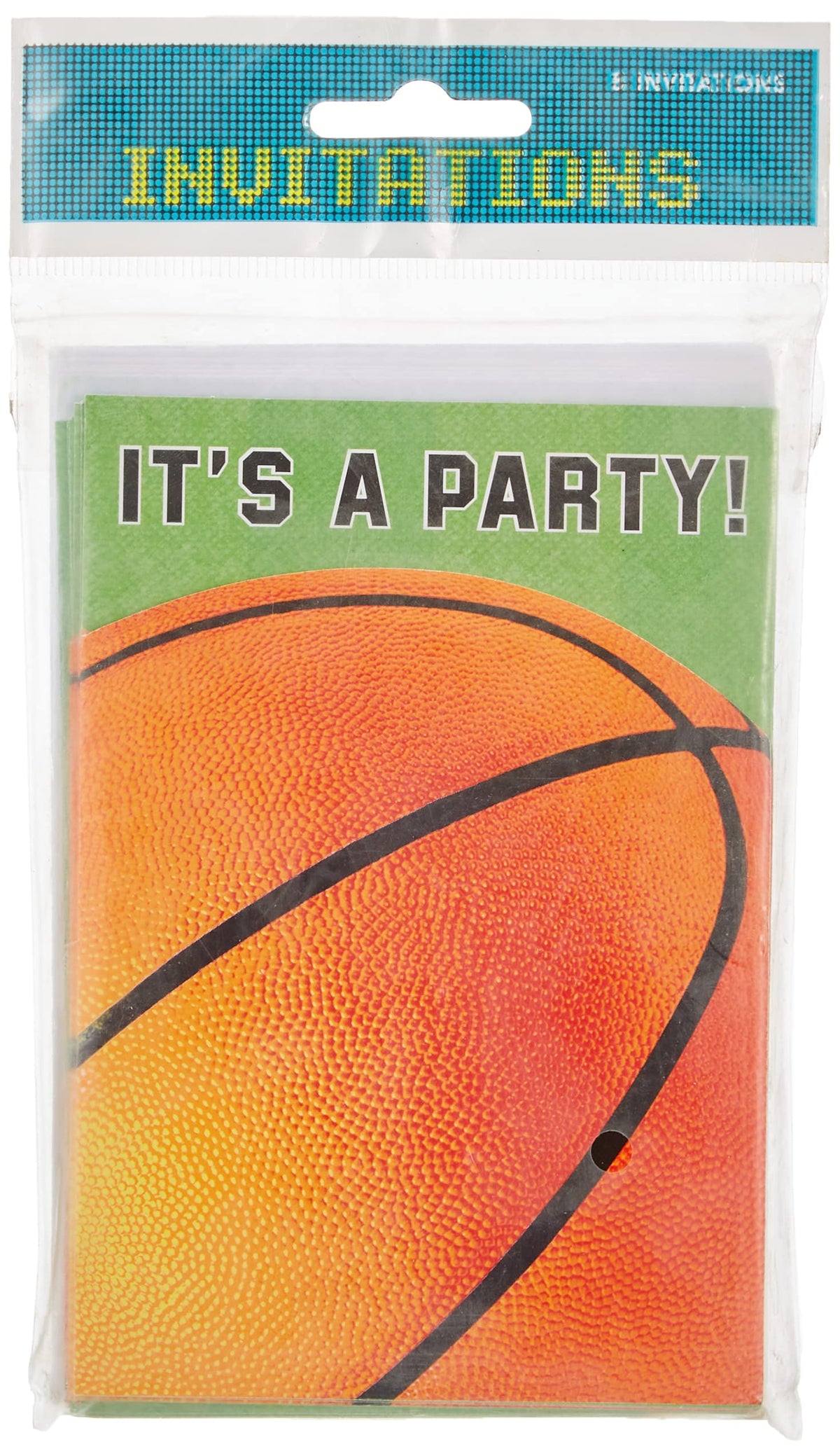 Basketball Fan Folded Party Invitations