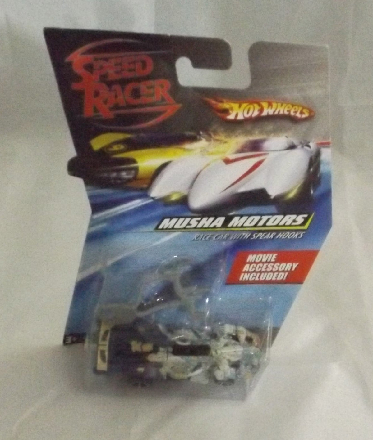 Speed Racer Musha Motors Race 1:64 Scale Car w/ Spear Hooks Hot Wheels
