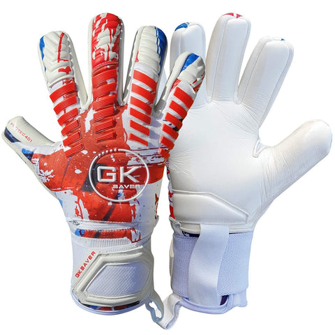 GK Saver Football Goalkeeper Gloves Protech Series Professional Goalie Gloves Size 6 to 11 Soccer GK Gloves (Protech Union NF 6)