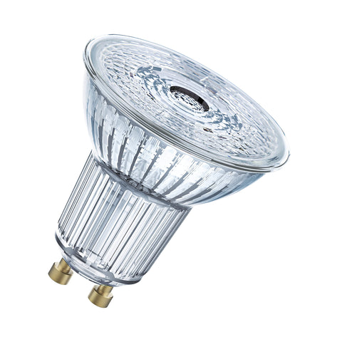OSRAM LED Base PAR16 / LED-Reflectorlamp with GU10-base / not dimmable / replacement for 50 Watt / 36Â° beam angle / warm white - 2700 Kelvin / pack of 3