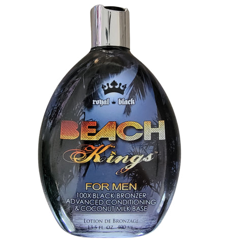 Beach Kings 100x Black Bronzer for Men Indoor Tanning Bed Lotion By Tan Inc.