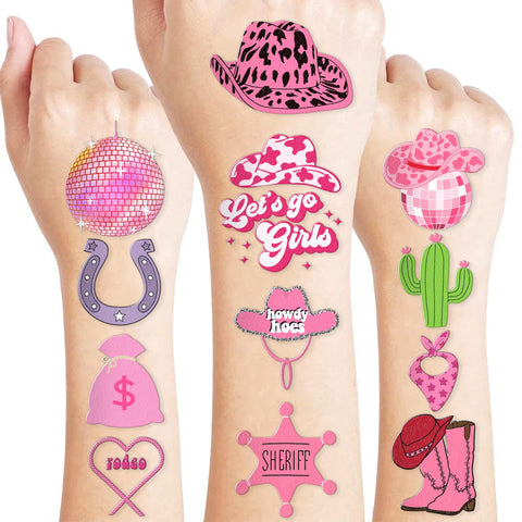 Horse Tattoos Themed Birthday Party Supplies Decorations Favors Gifts Cute 84PCS Tattoos Stickers Rewards