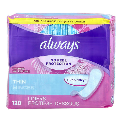 Always Thin, Unscented 120 ea (Pack of 3)