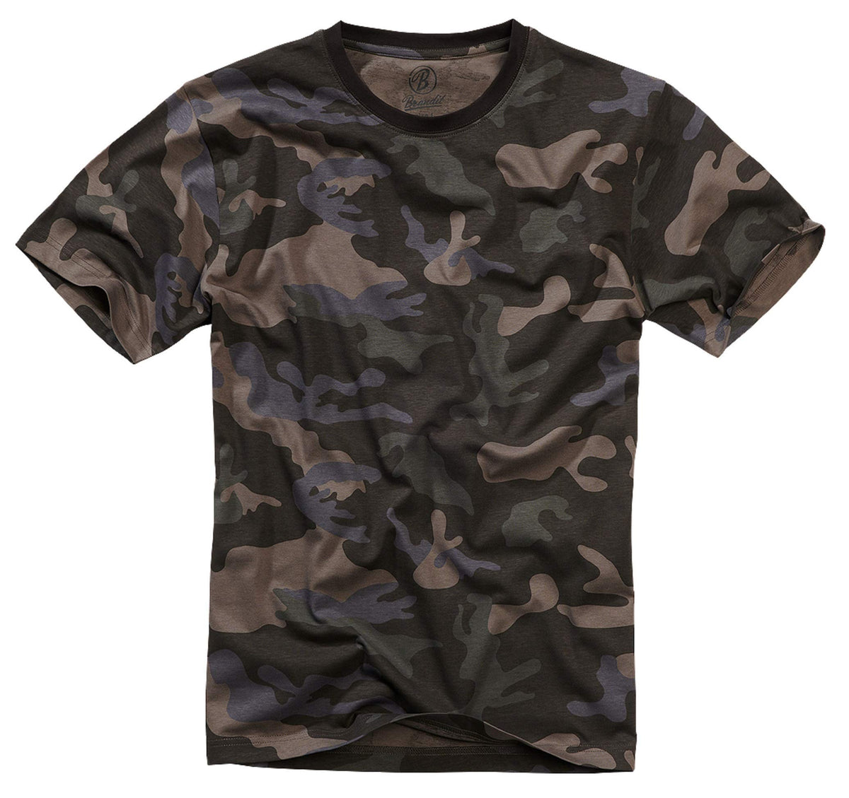Brandit Men's T-Shirt Dark Camo Size L