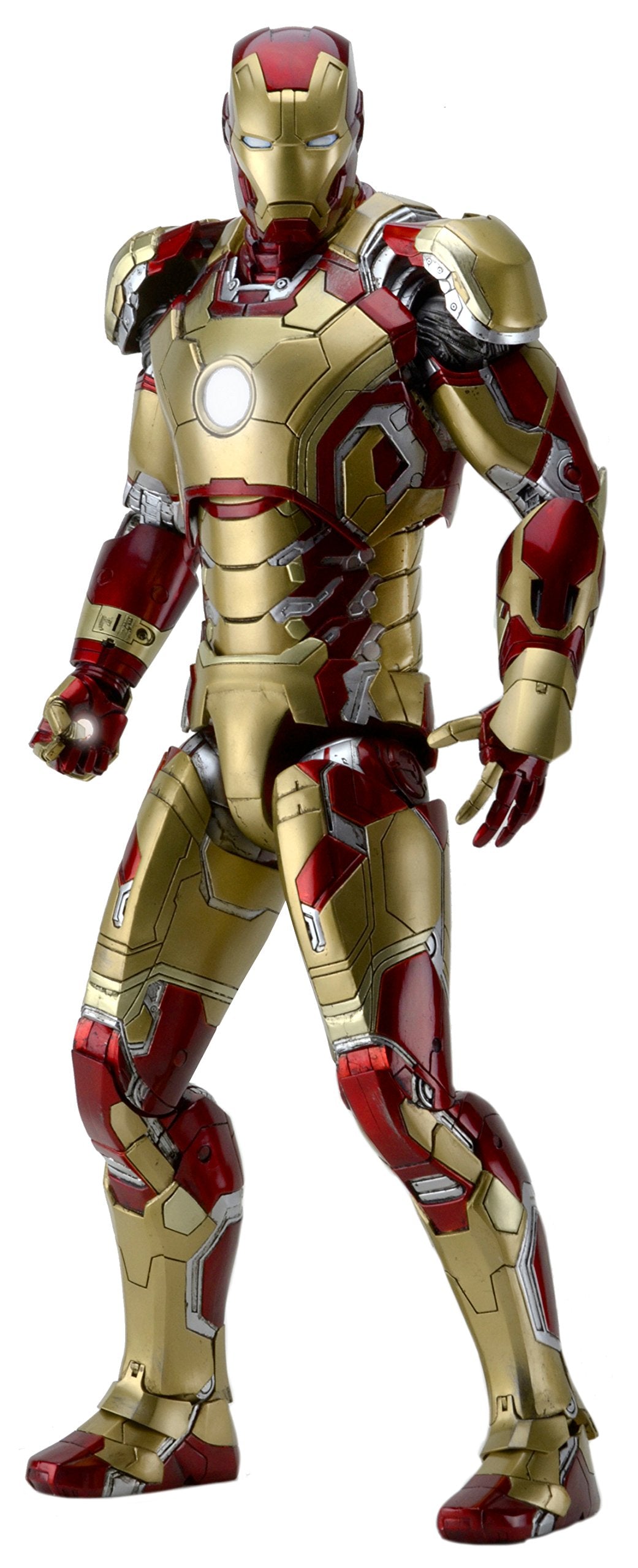 NECA Iron Man 3 1/4 Scale Iron Man (Mark 42) Action Figure