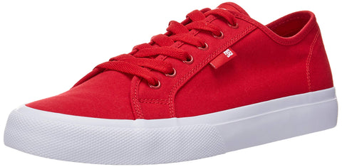 DC mens Manual Skate Shoe, Red, 7 US