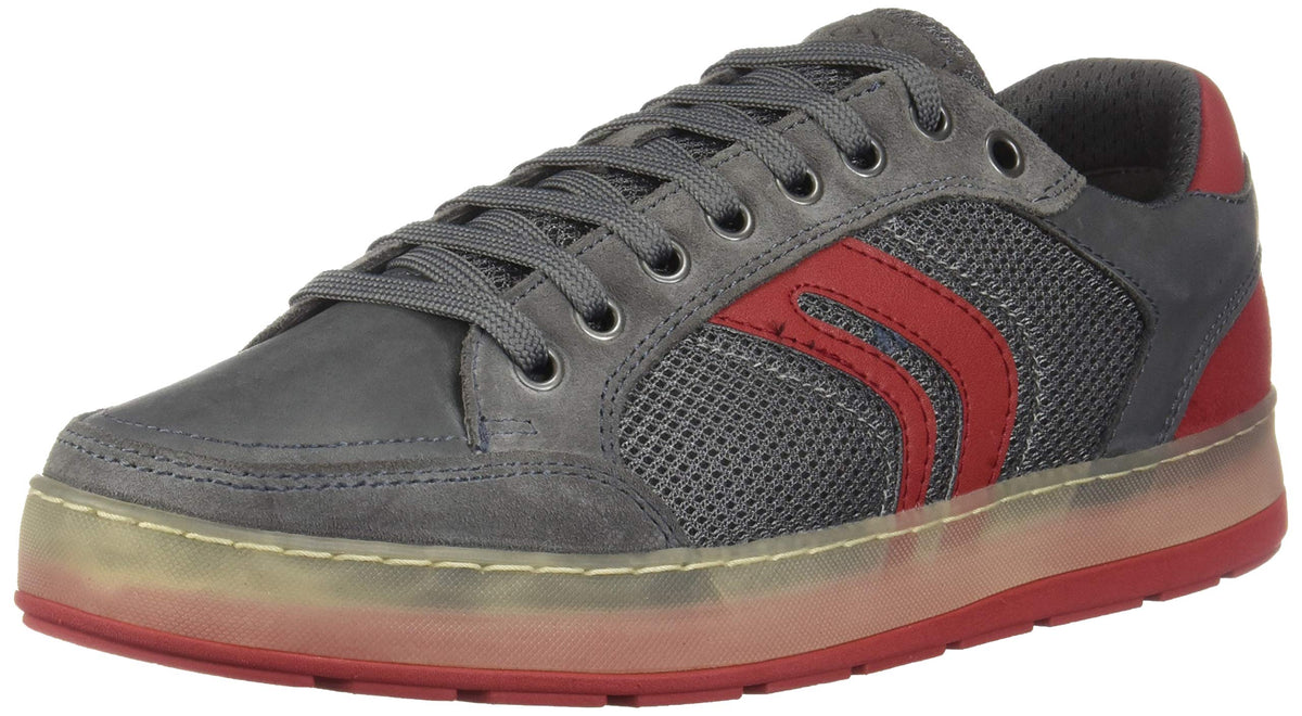 Geox Men's Low-Top Sneakers, Grey Grey C1006, Womens 10