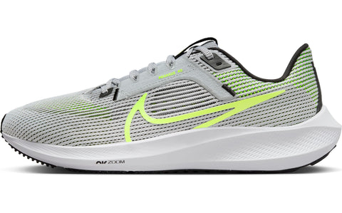 NIKE Men's Running, Wolf Grey Volt Black White, 10.5 AU