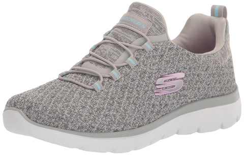 Skechers Women's Summits Sneaker, GMLT=Grey/Multi, 11
