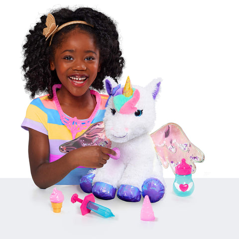 Barbie Dreamtopia Kiss and Care Unicorn Pet Doctor, Kids Toys for Ages 3 Up by Just Play