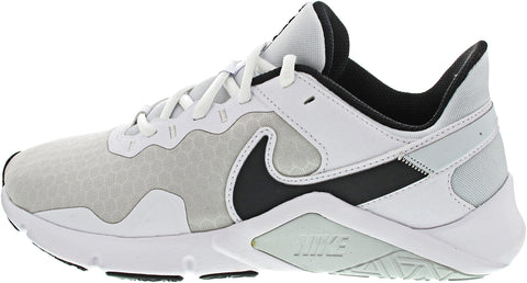 Nike Men's Training Indoor Court Shoe, Pure Platinum Black White, 11.5