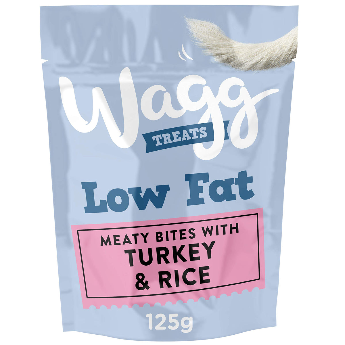 Wagg Low Fat Turkey Dog Treats 125g, pack of 7