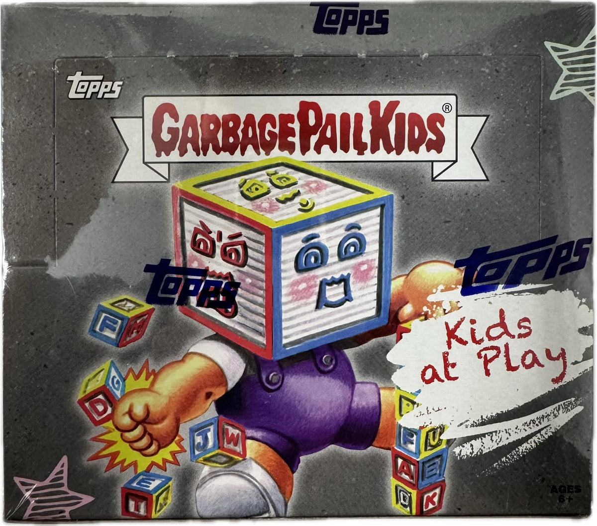 Topps 2024 Garbage Pail Kids Series 1 Retail Grey Display Box