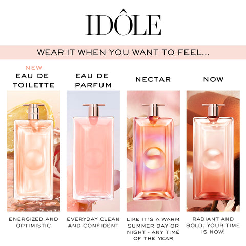 LancÃƒÆ’Ã†â€™Ãƒâ€šÃ‚Â´me IdÃƒÆ’Ã†â€™Ãƒâ€šÃ‚Â´le Eau de Toilette - Fresh & Energizing Women's Perfume - Long Lasting Fragrance with Notes of Green Tea, Blooming Roses & Fresh Bergamot, 0.85 Fl Oz