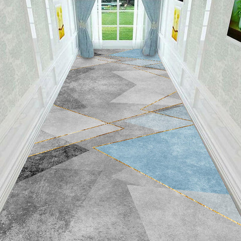 AZMANI Runner Rugs, Carpet Runner 100cm 1.5m 2m 250cm 300cm 4m 5m 6m Extra Long Carpets, Contemporary Passage Runner Rug for Hallway, 0.6m x 1.5m