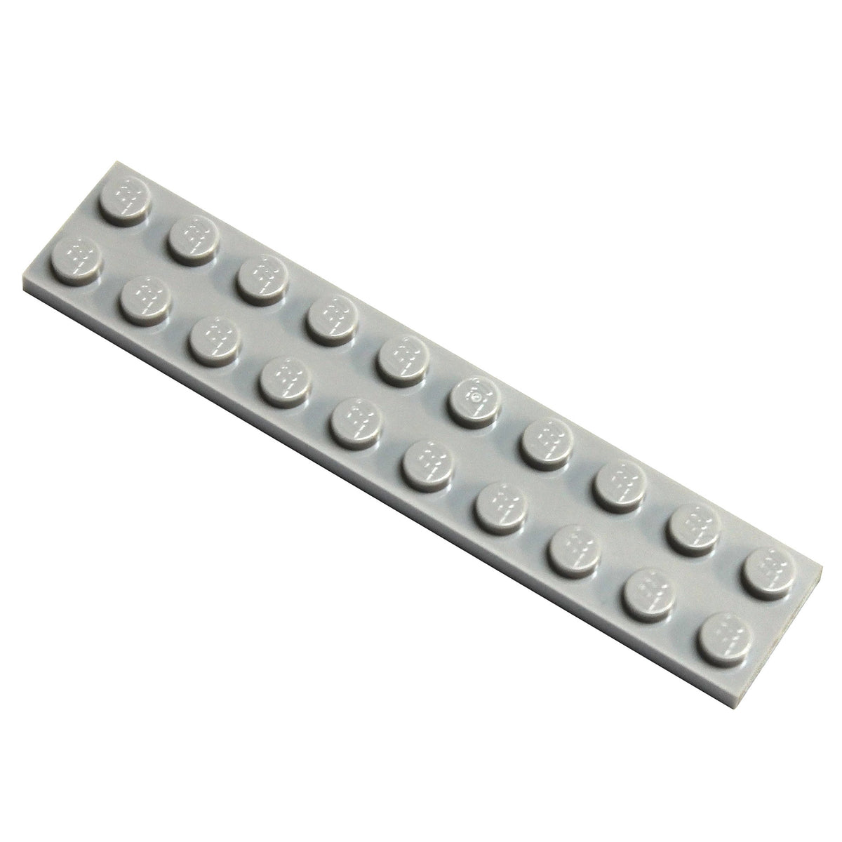 LEGO Parts and Pieces: Light Gray (Medium Stone Grey) 2x10 Plate x10