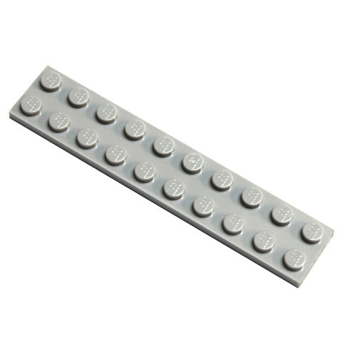 LEGO Parts and Pieces: Light Gray (Medium Stone Grey) 2x10 Plate x10
