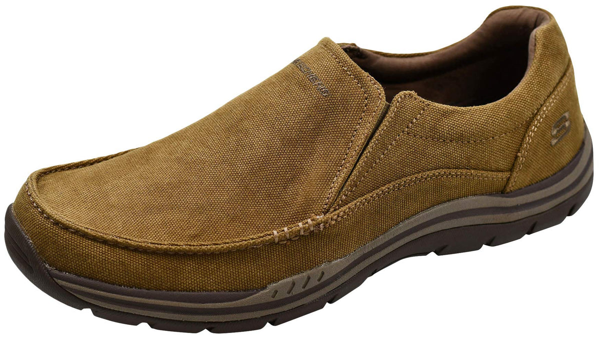 Skechers Men's Expected-Avillo Driving Style Loafer, Chestnut, 9.5 Wide
