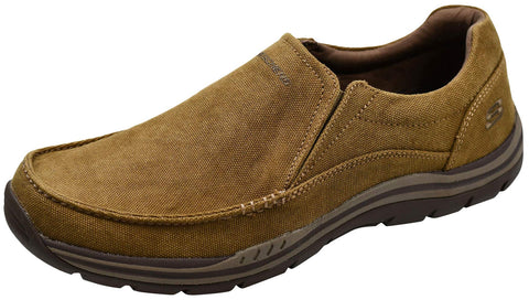 Skechers Men's Expected-Avillo Driving Style Loafer, Chestnut, 9.5 Wide