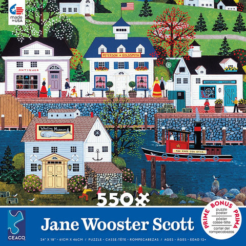 Ceaco - Jane Wooster Scott - Nantucket - 550 Piece Jigsaw Puzzle, 24 x 18