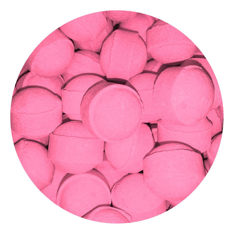 1kg Rhubarb & Custard Scented Bath Marbles Fizzers Mini Bombs (Approximately 100)