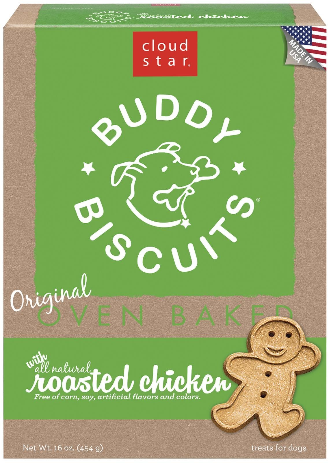 Buddy Biscuits Original Buddy Biscuits - Roasted Chicken Flavor - 16Oz.