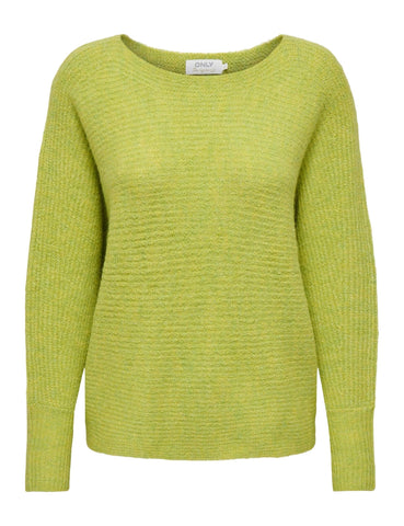Bestseller A/S Women's Onldaniella L/S KNT Noos Jumper Sweater, Evening Primrose/Detail:Melange, XS
