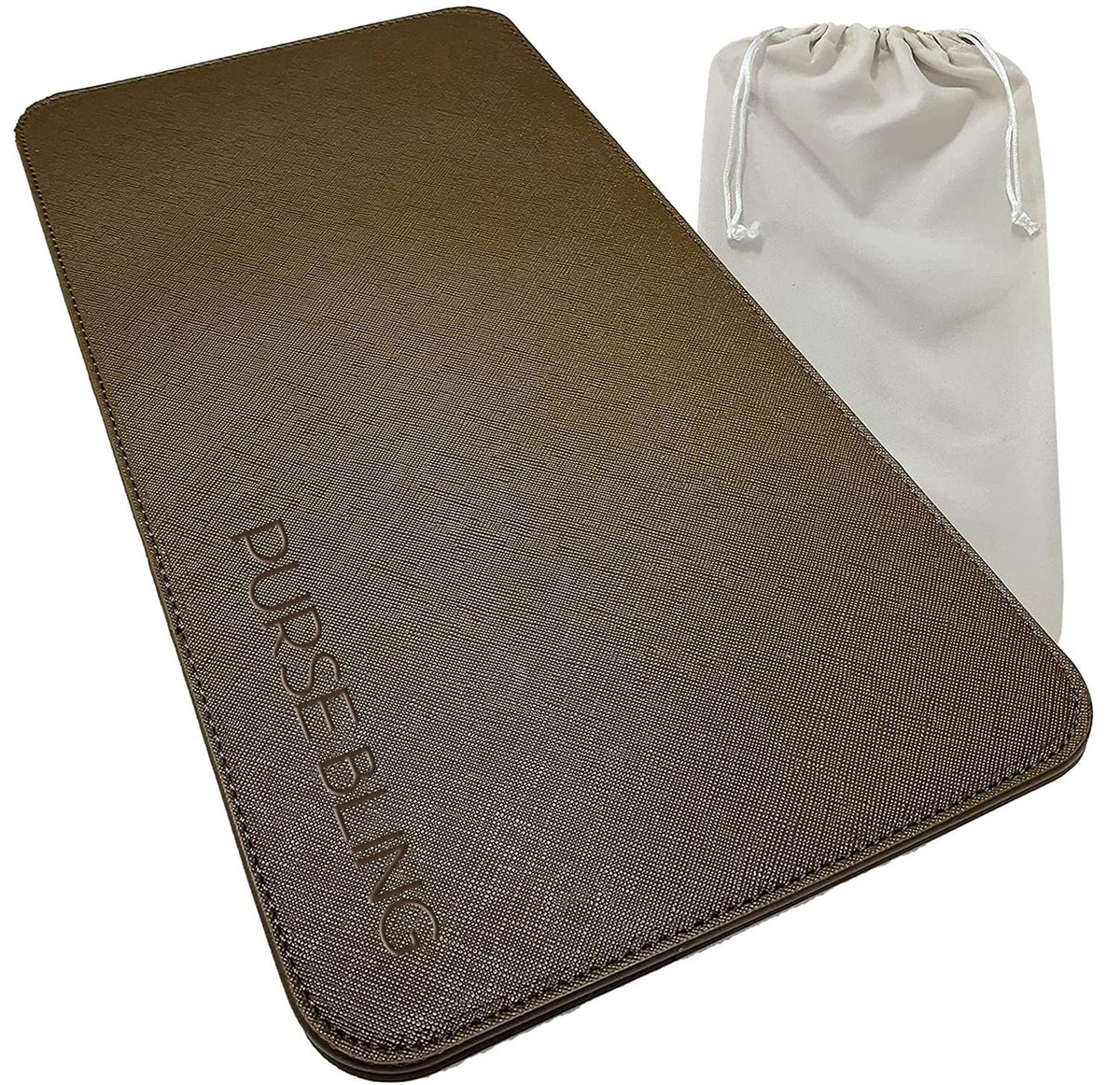 Purse Bling Neverfull MM Base Shaper, Bag Shaper for LV Never full Bags and other LV Totes, Vegan Leather (Brown, MM)