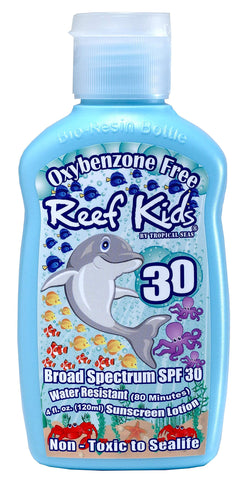 Tropical Seas Reef Babies Sunscreen Lotion, Water Resistant, Oxybenzone Free, SPF 30 (4oz)