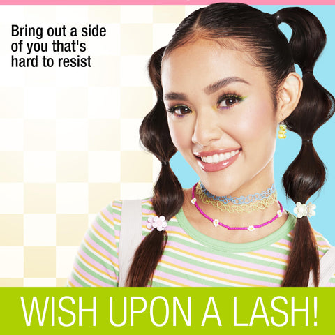 Ardell Winks Be Yourself Lashes, Wish, Black Strip Lash, Dramatic Doll-Eye Effect, 4-Pack