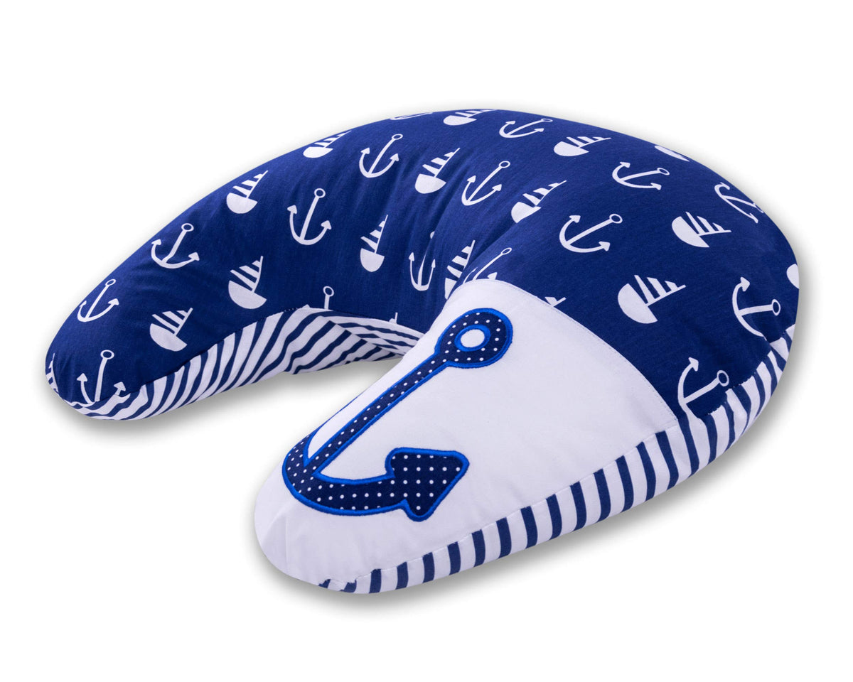 AmilianÃƒÆ’Ã†â€™Ãƒâ€ Ã¢â‚¬â„¢ÃƒÆ’Ã‚Â¢ÃƒÂ¢Ã¢â‚¬Å¡Ã‚Â¬Ãƒâ€¦Ã‚Â¡ÃƒÆ’Ã†â€™ÃƒÂ¢Ã¢â€šÂ¬Ã…Â¡ÃƒÆ’Ã¢â‚¬Å¡Ãƒâ€šÃ‚Â® Nursing Pillow (60x42 cm) including Cover Anchor Large Blue