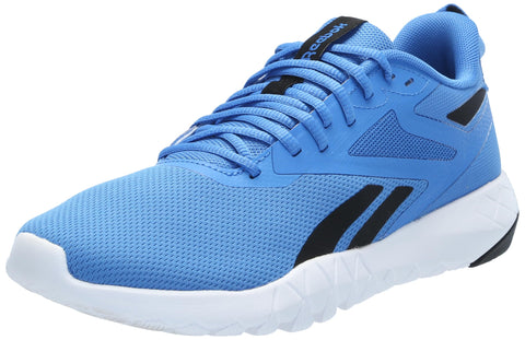 Reebok Men's Flexagon Force 4 Sneaker, Kinetic Blue/Black/Footwear White, 6.5