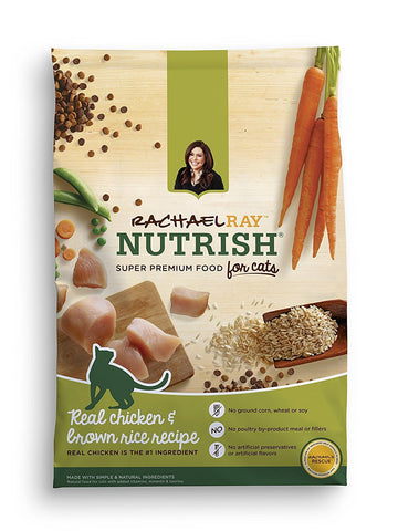 Rachael Ray Nutrish Natural Dry Cat Food, Chicken & Brown Rice Recipe, 3 lbs (Pack of 2)