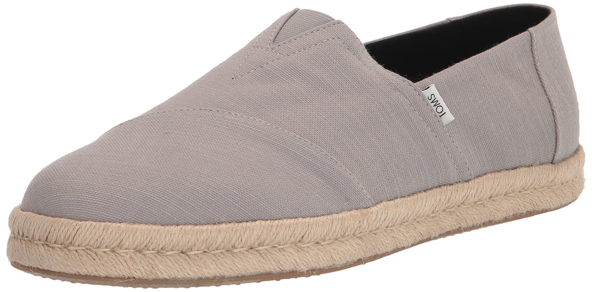 TOMS Men's ALP Rope 2.0 Loafer Flat, Drizzle Grey, 9.5