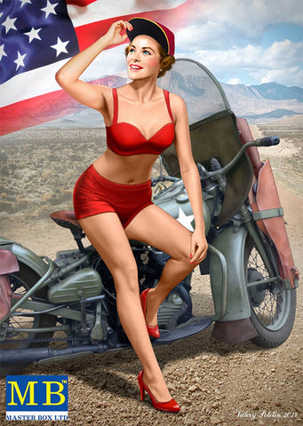 Master Box Models "Marylin - Pin-Up Series Kit #1 (1:24 Scale)