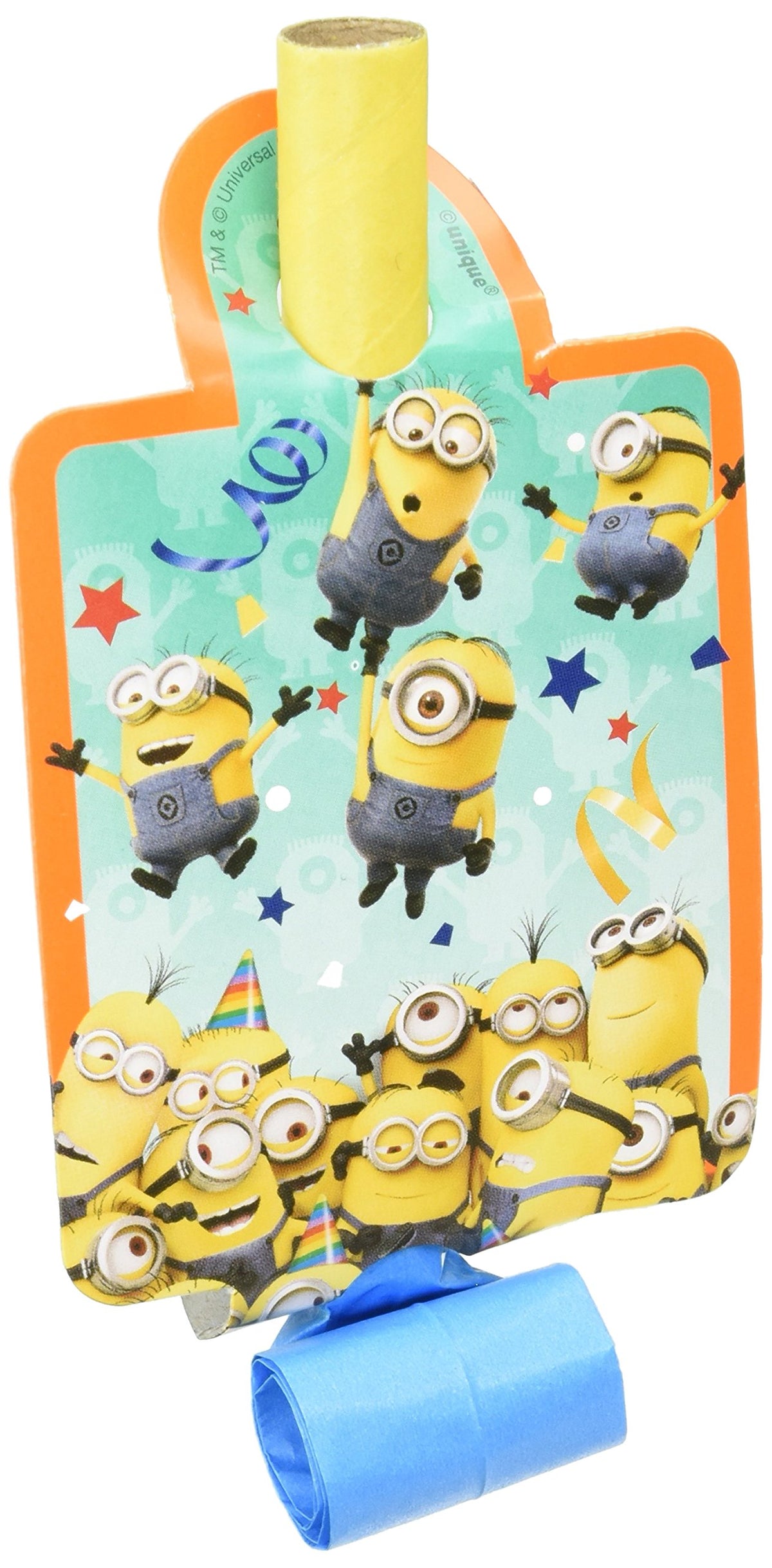 Despicable Me Minions Party Blowers, 8ct