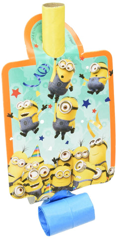 Despicable Me Minions Party Blowers, 8ct