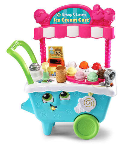 LeapFrog Scoop & Learn Ice Cream Cart, Toddler Toy for Role Play Fun, Educational Kids Toy for Interactive Play, Suitable for Girls and Boys Aged 2 Years +