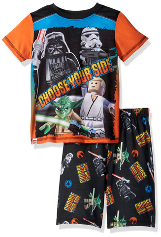 LEGO Star Wars Little Boy's Rule The Galaxy' Pajama Set, BLACK, 4/5