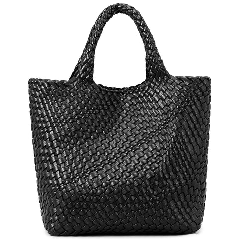 GASSDA Woven Bag for Women, Vegan Leather Woven Handbag Tote Bag Large Beach Travel Handbag and PurseÃ¢â‚¬Â¦Ã¢â‚¬Â¦
